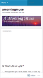 Mobile Screenshot of amorningmuse.com